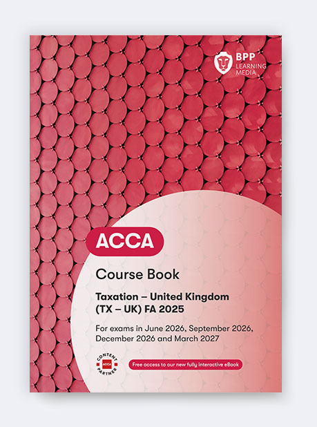 BPP ACCA Taxation FA2025 Workbook 2026-27